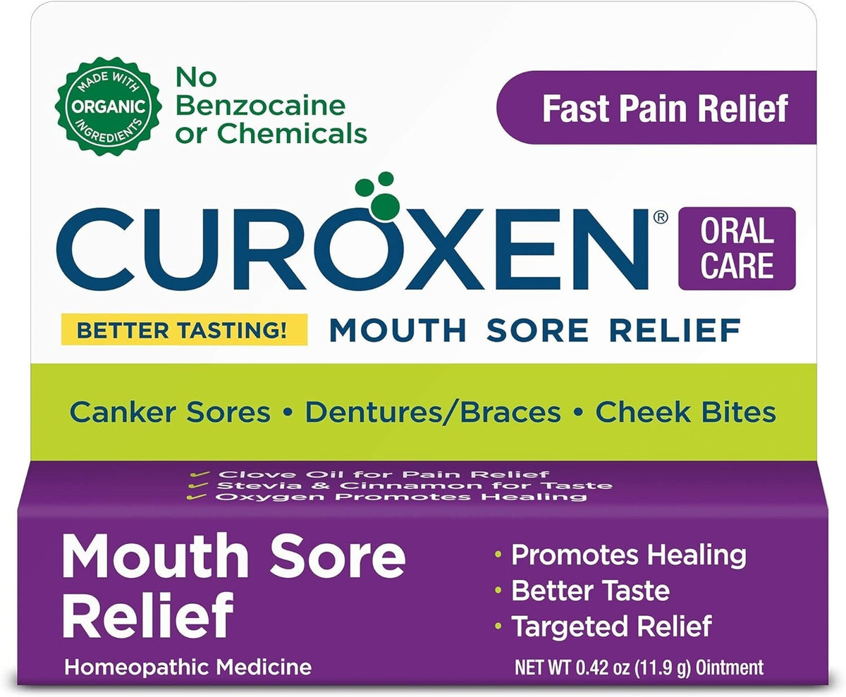 CUROXEN Mouth Sore Treatment, 0.42 oz | All-Natural &amp; Organic Ingredients *NEW*