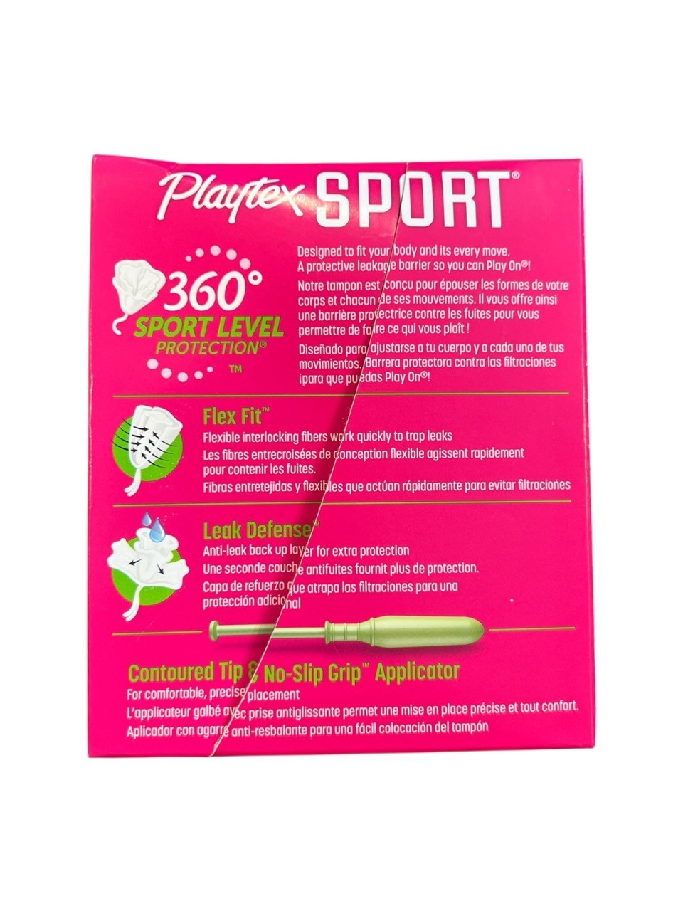 Playtex Sport Tampons Unscented Regular Absorbency - 18 Count  READ DESCRIPTION