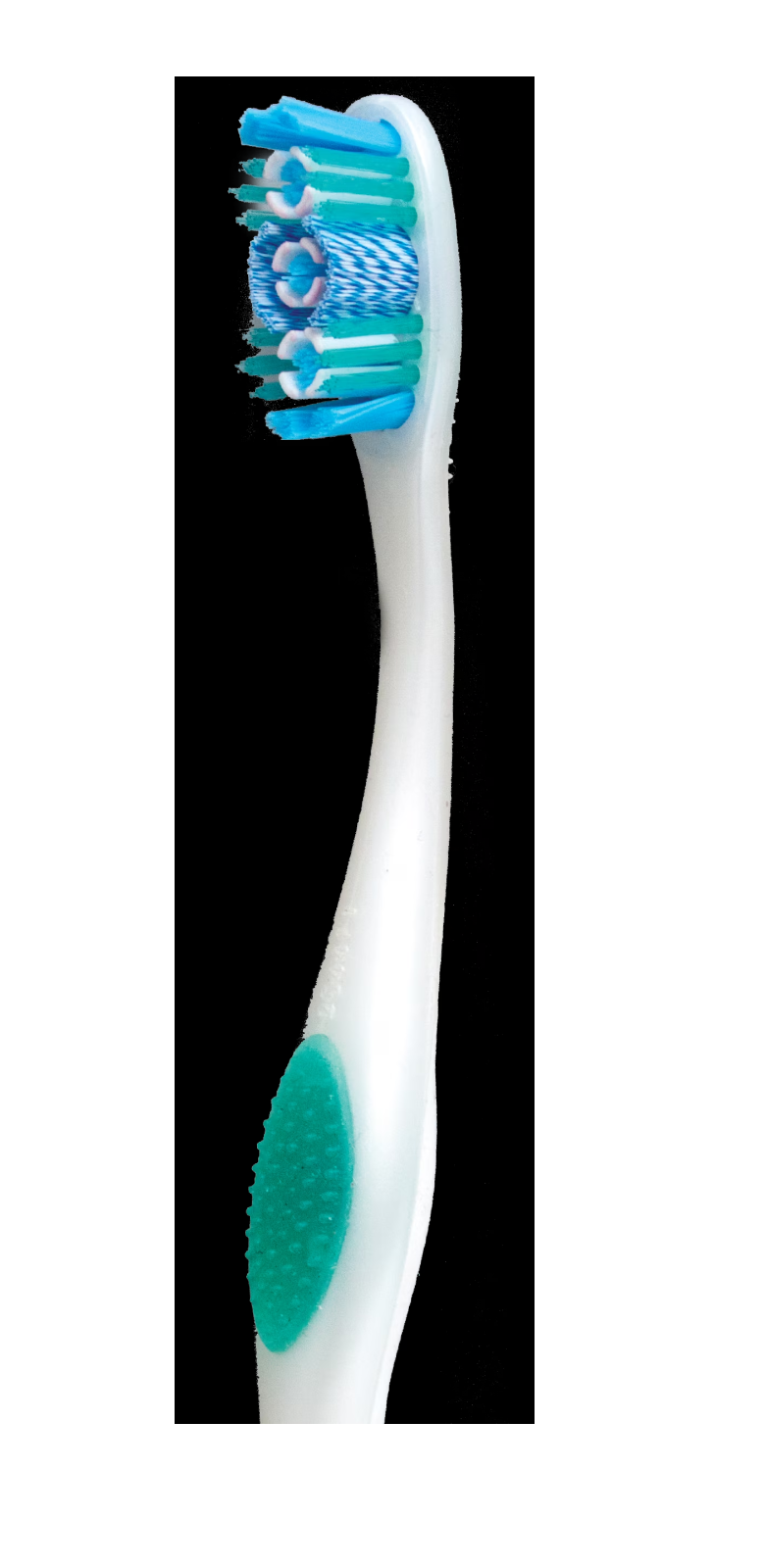 Colgate 360 Advanced Optic White Toothbrush, White/Teal ~ Medium *NEW*