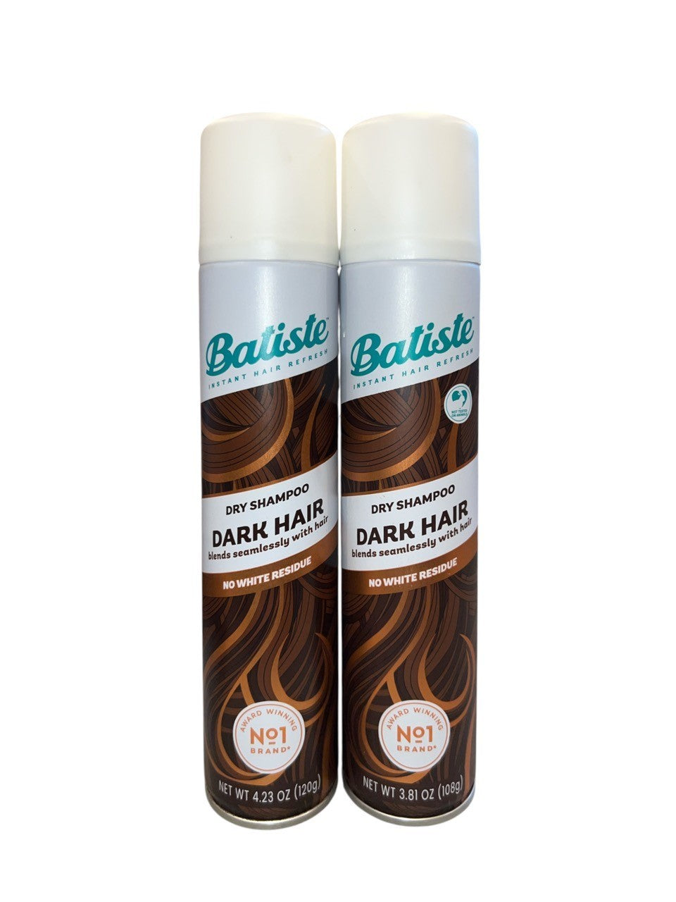 Pack of 2 -  Batiste DARK HAIR • Dry Shampoo 4.23 oz