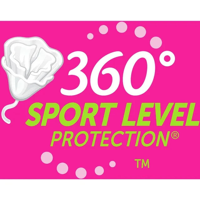 Playtex Sport Odor Shield Tampons Regular & Super Duo Pack Unscented 32 Ct *NEW*