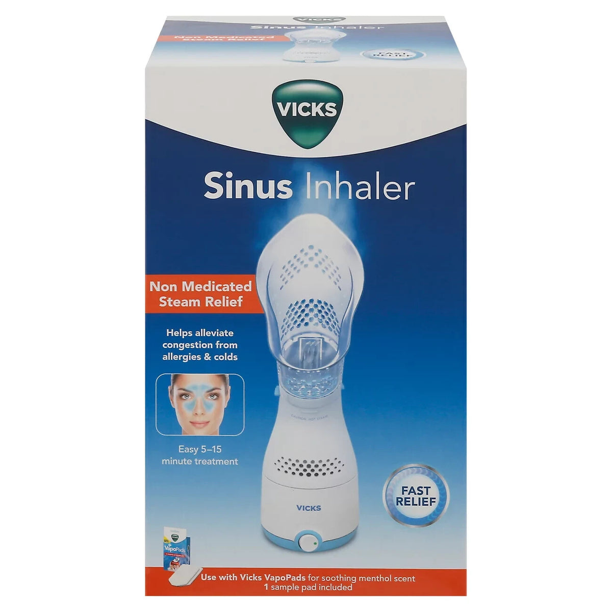 Vicks Sinus Inhaler Non Medicated Steam Relief *NEW*