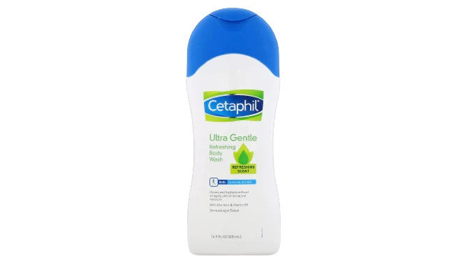 Cetaphil Ultra Gentle Refreshing Body Wash Dry To Normal Sensitive Skin 16.9oz