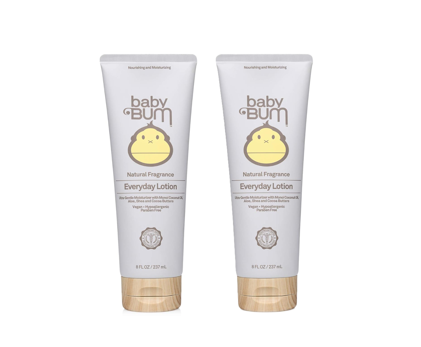Pack of 2 Sun Bum Baby Bum Everyday Lotion Natural Fragrance 237ml/8oz