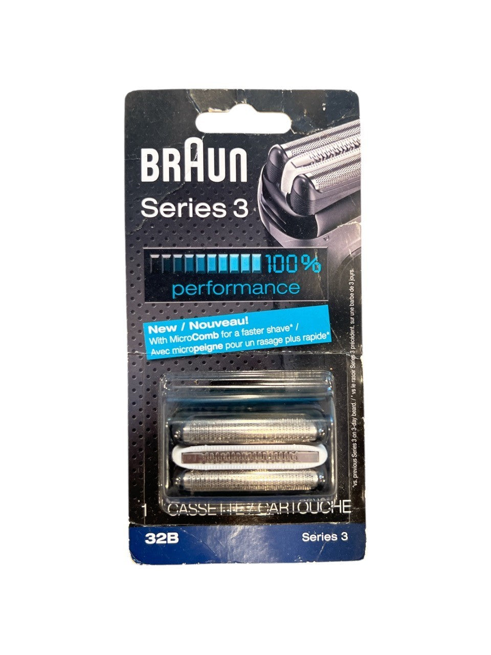 Braun Series 3 32B Replacement Shaver Razor Head Foil Cutter Cassette