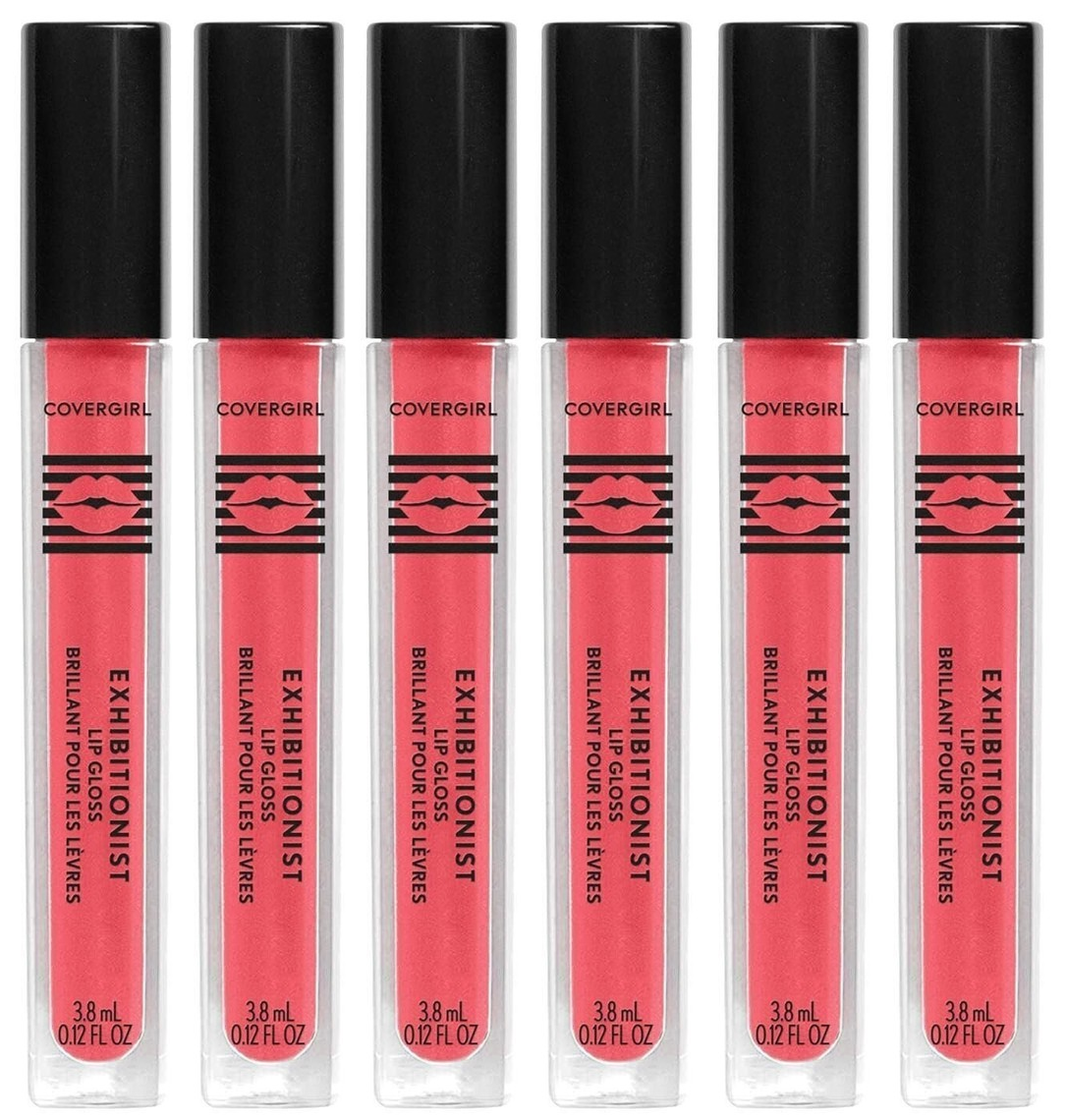 (Lot of 6) Covergirl - Exhibitionist Lip Gloss - 190 Pixie - 0.12 FL OZ