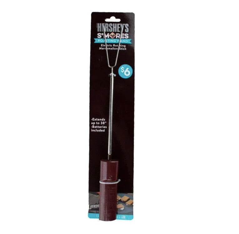 (2 Pack) Hershey Smores Electric Rotating Marshmallow Wand Extends to 38" *NEW*