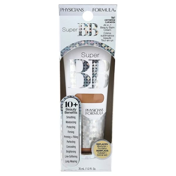 Super BB, All-in-1 Beauty Balm Cream, 7867 Light/Medium, 1.2 fl oz (35 ml)