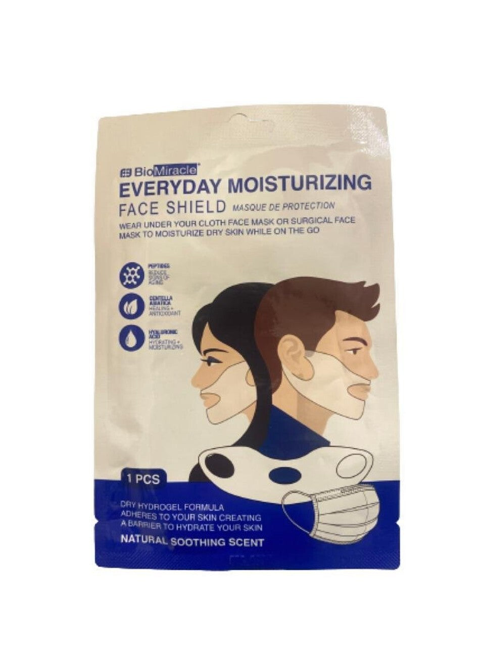 BioMiracle Everyday Moisturizing Face Shield Natural Soothing Scent *NEW*