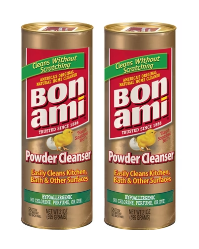 BON AMI - All Natural Powder Cleanser Kitchen &amp; Bath - 21 oz.