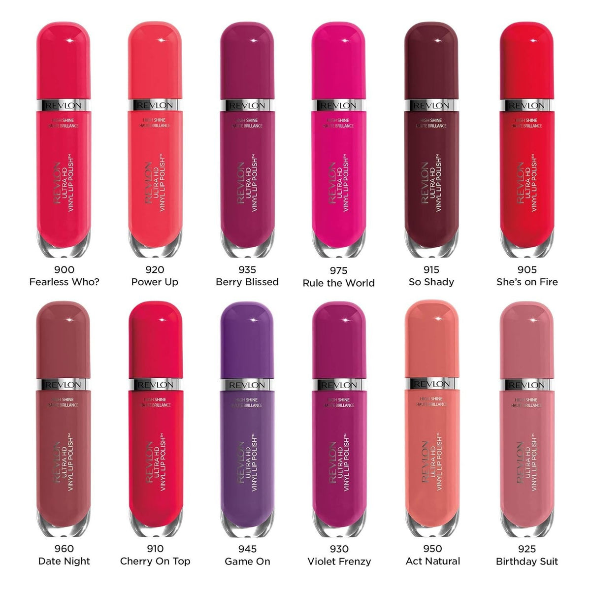 Revlon Ultra HD Vinyl Lip Polish High Shine-  Choose Color