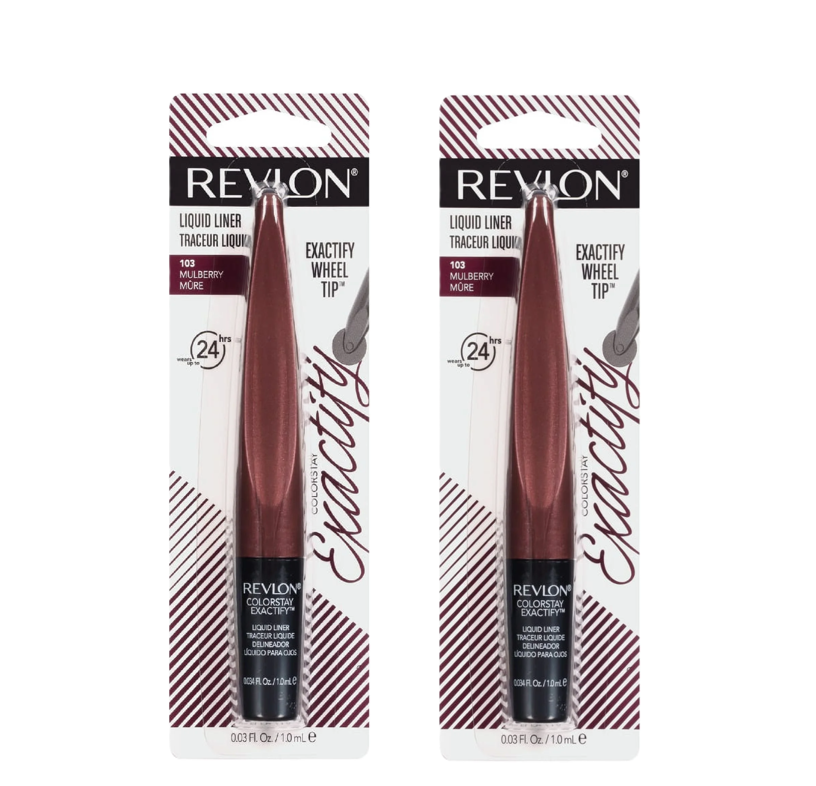 Pack of 2 - Revlon ColorStay Exactify Liquid Liner, 103 Mulberry
