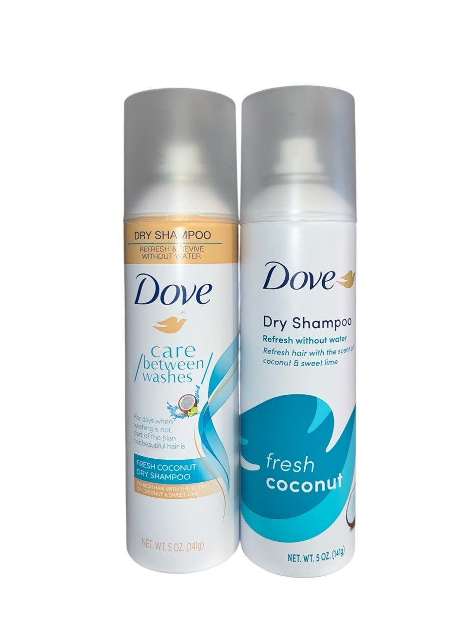 2 Pack - Dove Advanced Dry Shampoo Spray Fresh Coconut 5oz