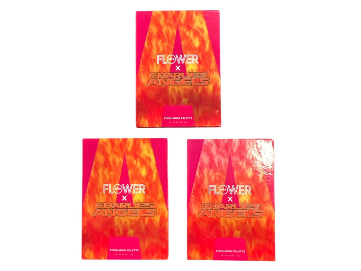 3 Pack - Flower Beauty Charlies Angels Eyeshadow Palette **READ**