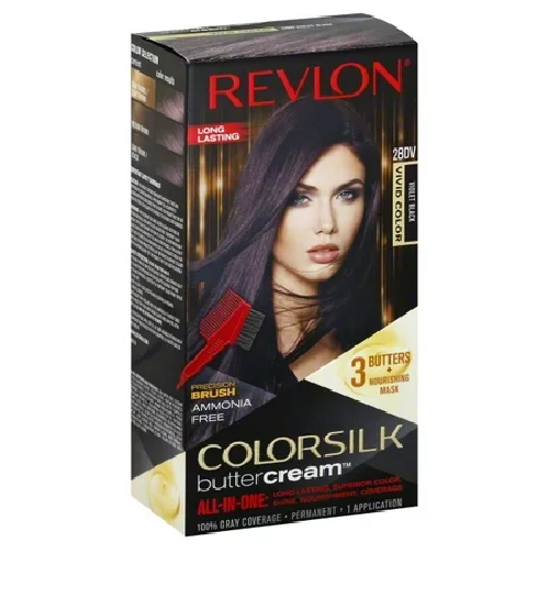 Revlon Colorsilk Buttercream 28DV Violet Black *NEW*