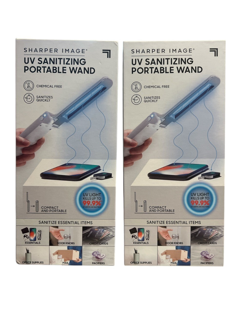 Pack of 2 Sharper Image Portable Wand