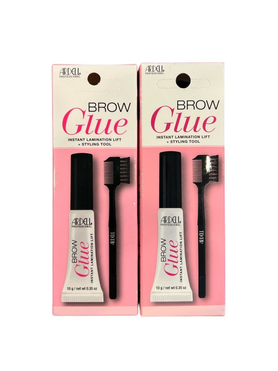 Pack of 2- Ardell Brow Glue Instant Lamination Lift+Styling Tool, Clear, 0.35oz