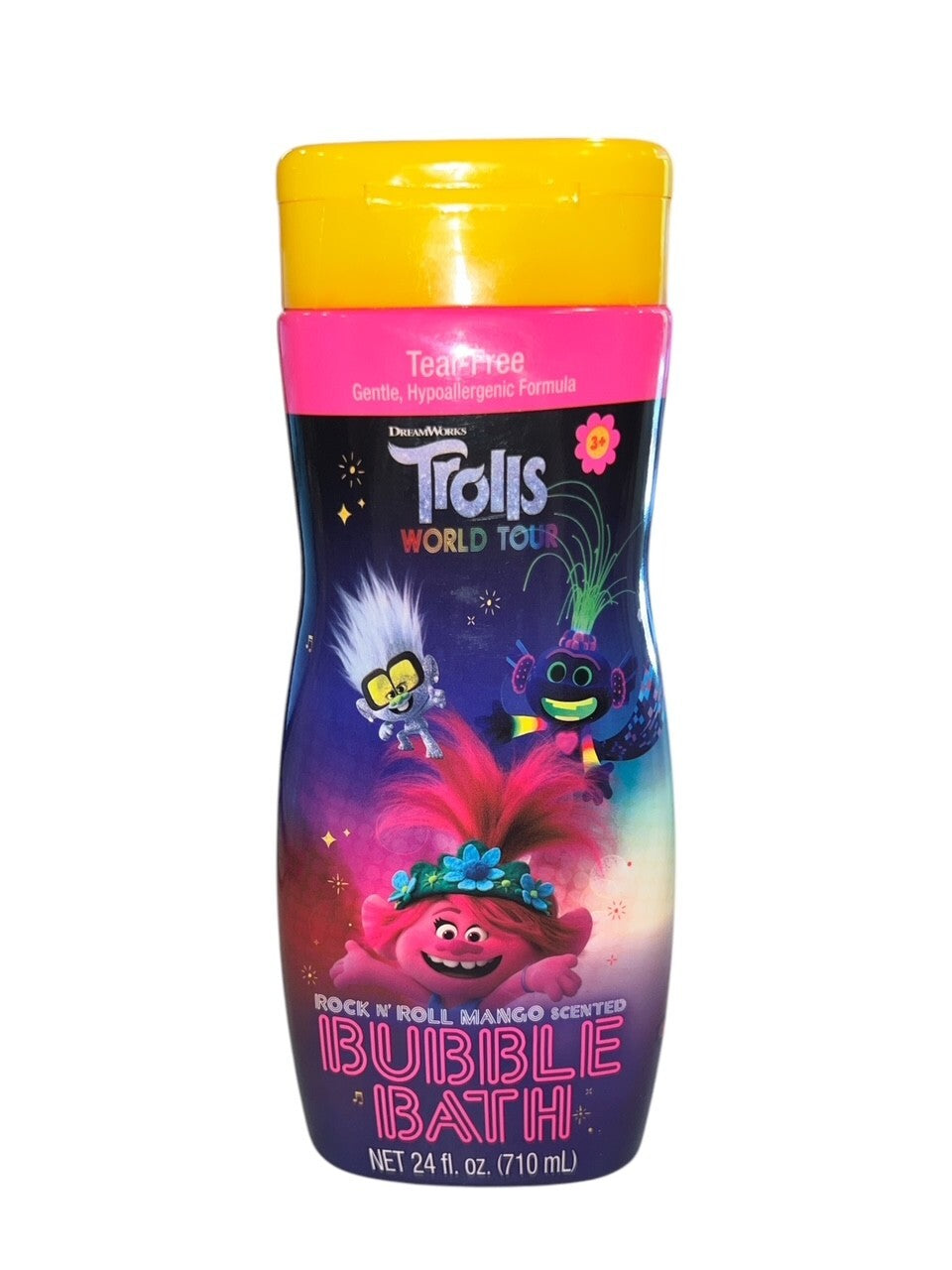 Dreamworks Trolls World Tour Bubble Bath - Rock N Roll Mango - Tear-Free, 24 oz
