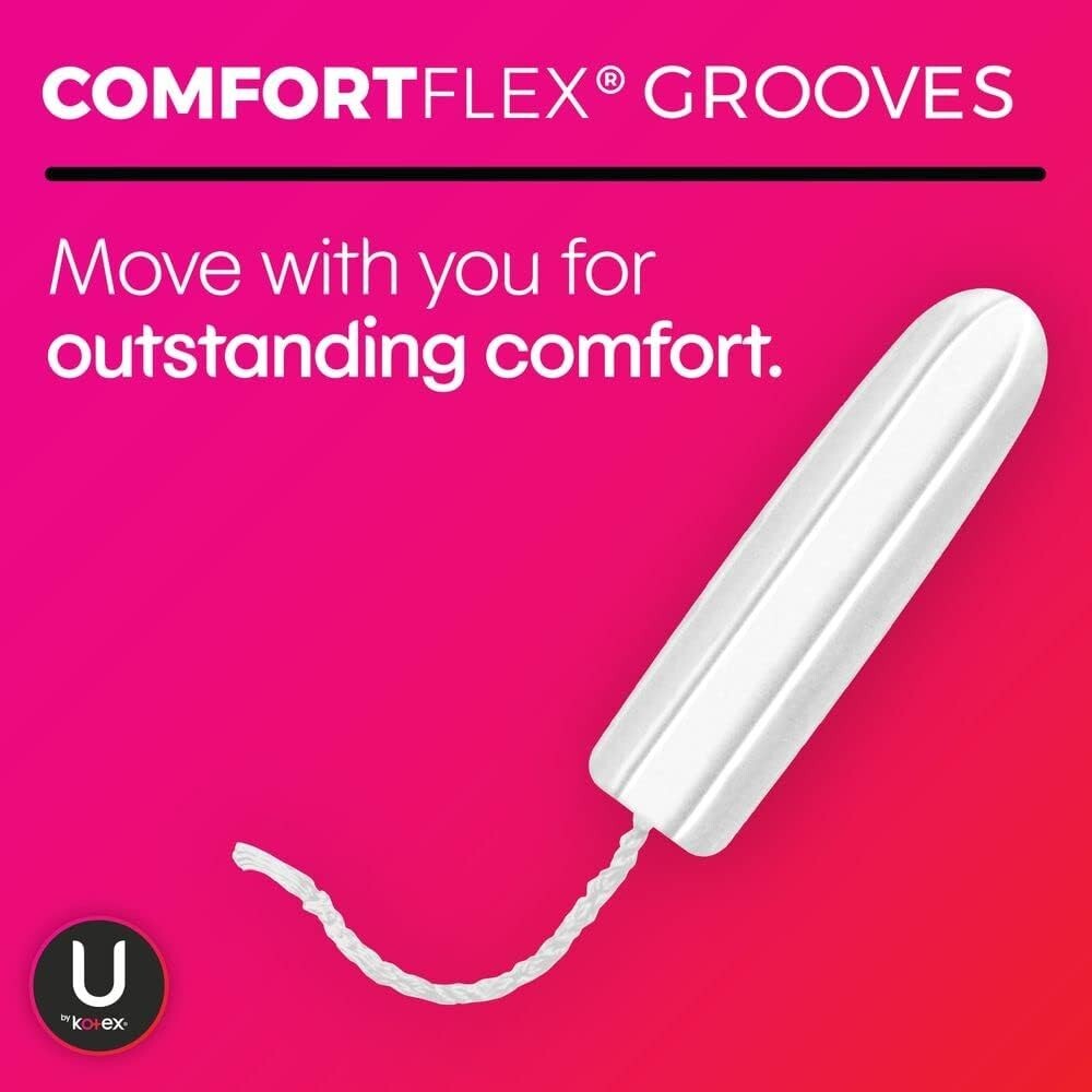(3 Pack) U By Kotex Click Compact Tampons - Super Absorbency-Unscented