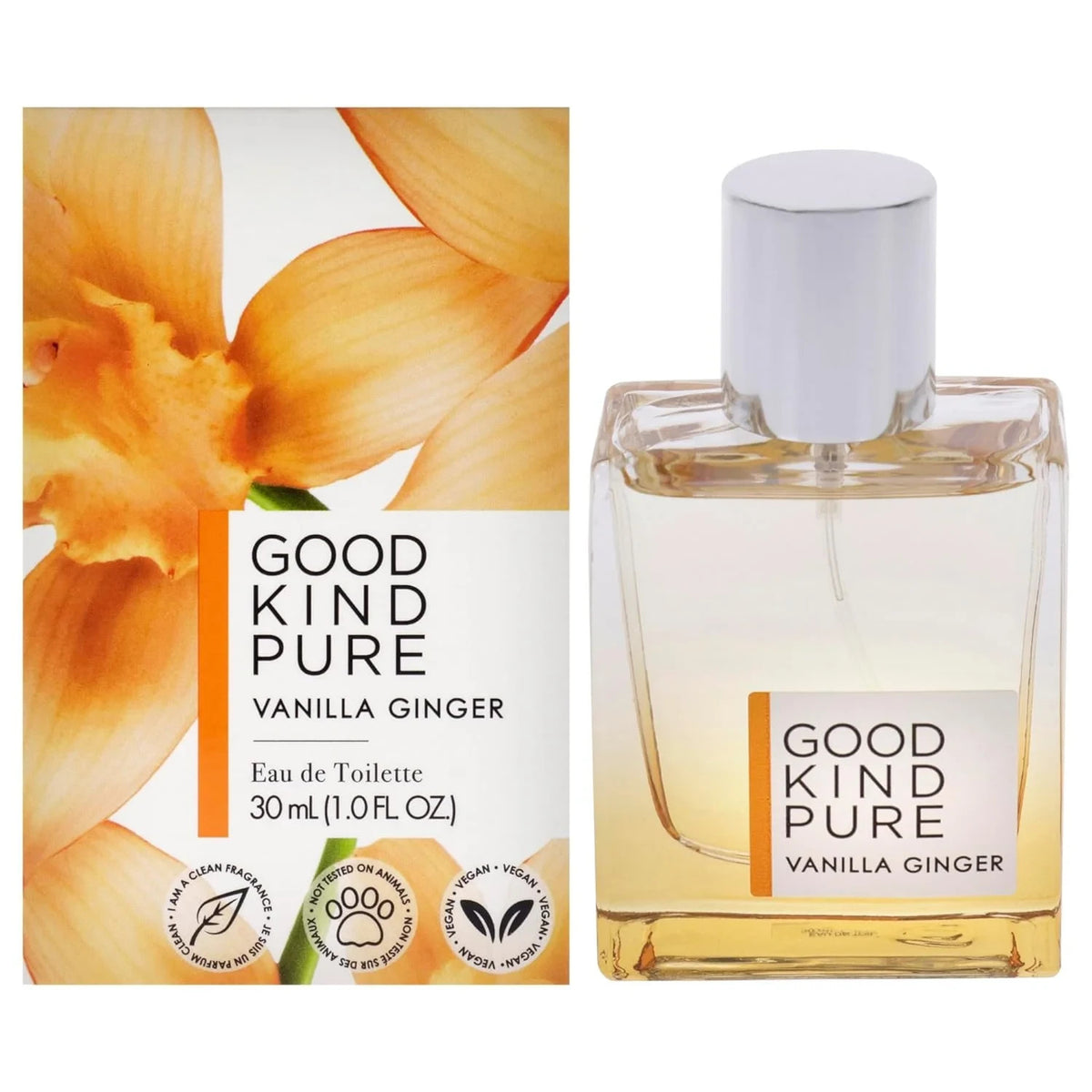 (2) Good Kind Pure Vanilla Ginger Eau de Toilette for Women 1oz Spray Bottle
