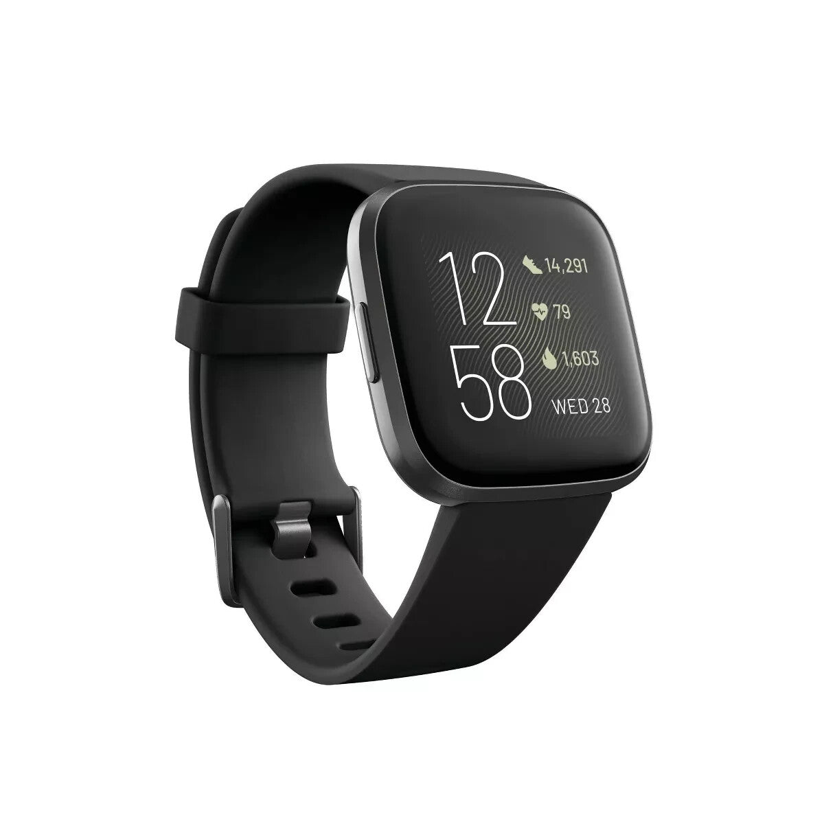 Fitbit Versa 2 Wristband Activity Tracker - Black (FB507BKBK) *NEW*