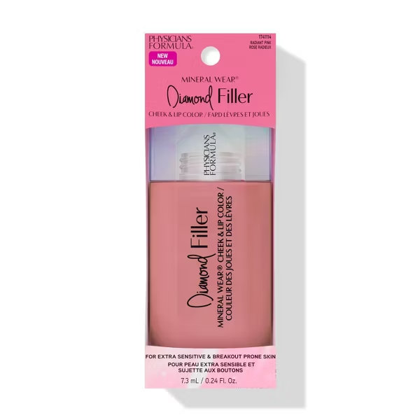 Physicians Formula Mineral Wear®Diamond Filler Cheek & Lip Color - Radiant Pink