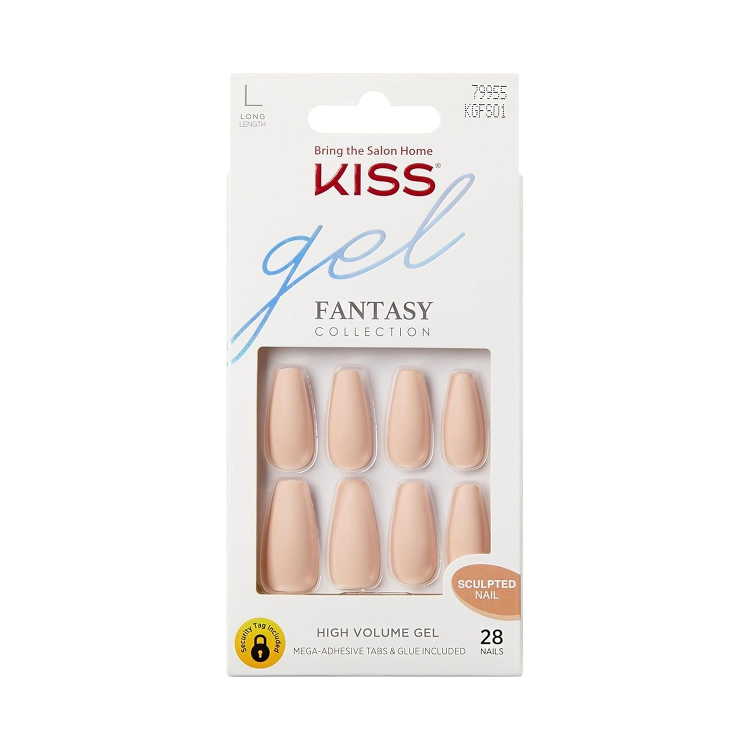 Pack of 2 - Kiss Gel Fantasy Collection | KGFS01 | Long Length