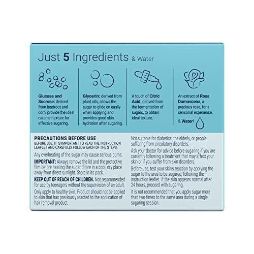 Nair Spa Sugar Hair Remover Kit, 3 Full Body Applications, 11.8 oz *NEW*