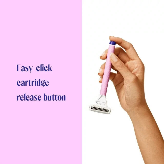 Pack of 3 - Skintimate Bloom Women's Razor Handle & Two 4 Blade Cartridges