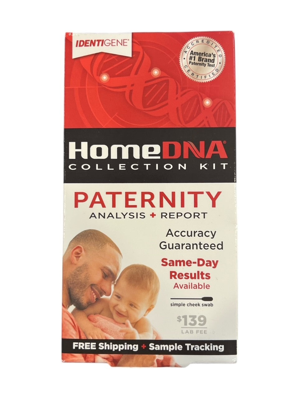 HomeDNA PATERNITY Test Analysis + Report, Accuracy Guaranteed!