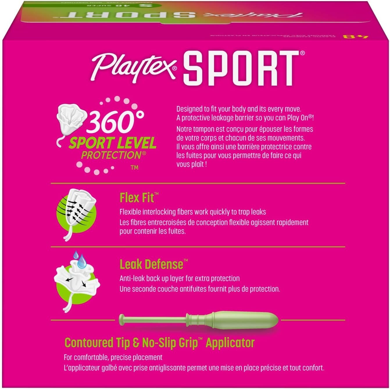 Playtex Sport Tampons Fragrance Free Super Absorbency 48 count *NEW*