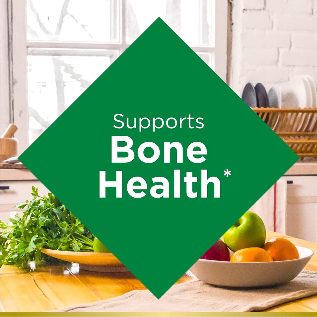 Nature's Bounty Calcium Carbonate & Vitamin D, Supports Immune & Bone Health