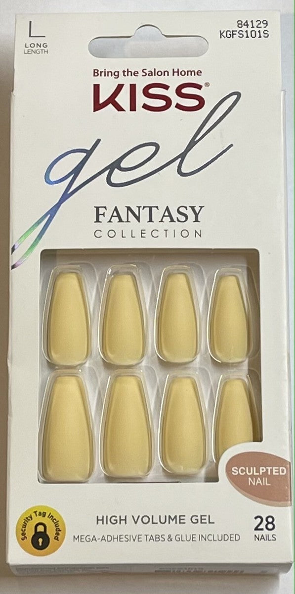Kiss Gel Fantasy Collection Long Nails, KGFS101S