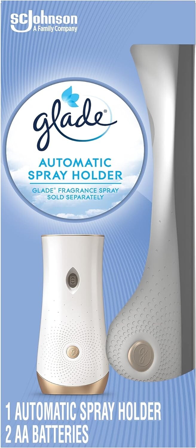 Glade Automatic Air Freshener Spray Holder, For Home and Bathroom, 1 Count *NEW*
