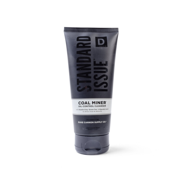 DUKE CANNON Coal Miner Oil Control Face Wash, 6 fl oz