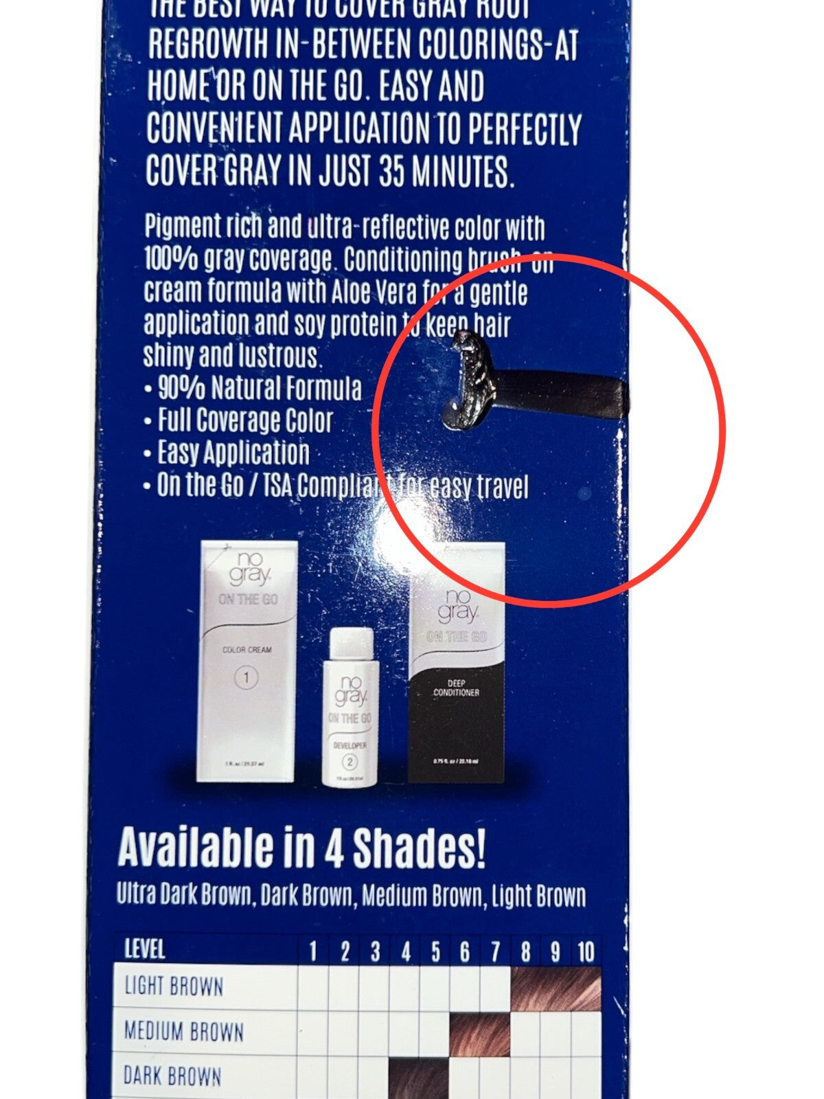 2 Pk- No Gray On The Go Root Touch Up - Ultra Dark Brown / Dark Brown **READ**