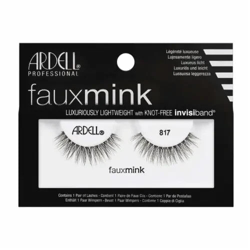 Ardell Professional Faux Mink Lightweight Knot Free Eyelashes #817